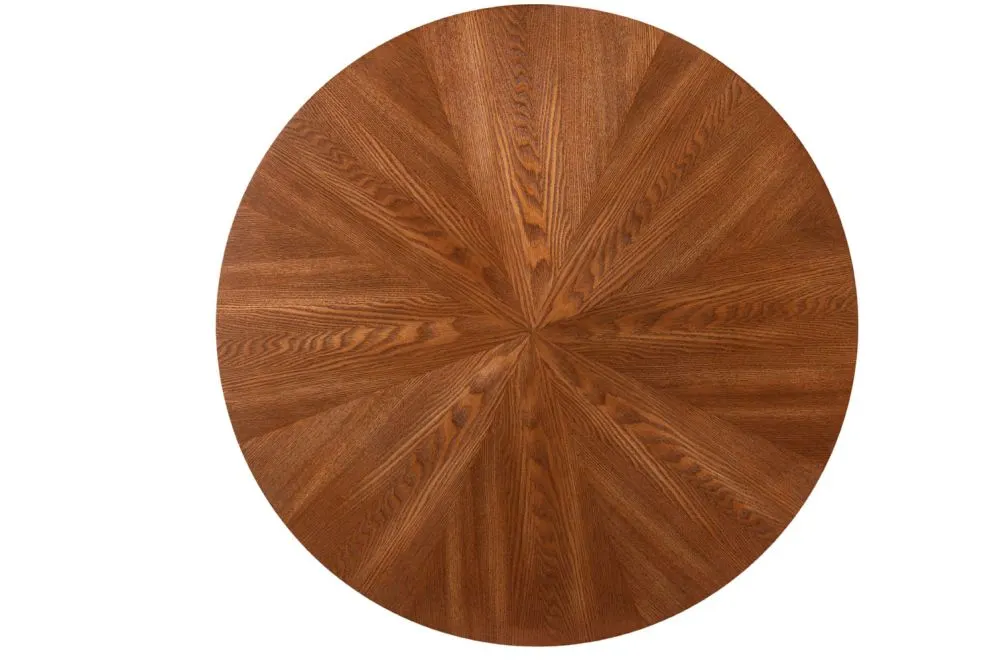Stół okrągły AMADEO 100x100 orzech I sklep meblowy MIRAT. styl LOFT