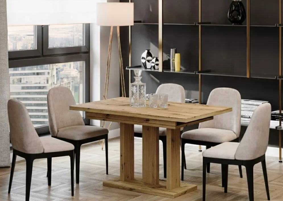 Stół rozkładany APPIA 130(210)x80 dąb artisan polskiej produkcji I sklep meblowy MIRAT.