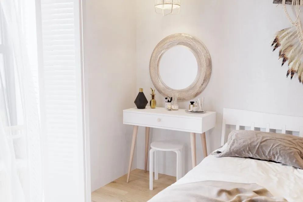 Konsola LEBEL biała minimalistyczna I sklep meblowy MIRAT. styl SKANDYNAWSKI