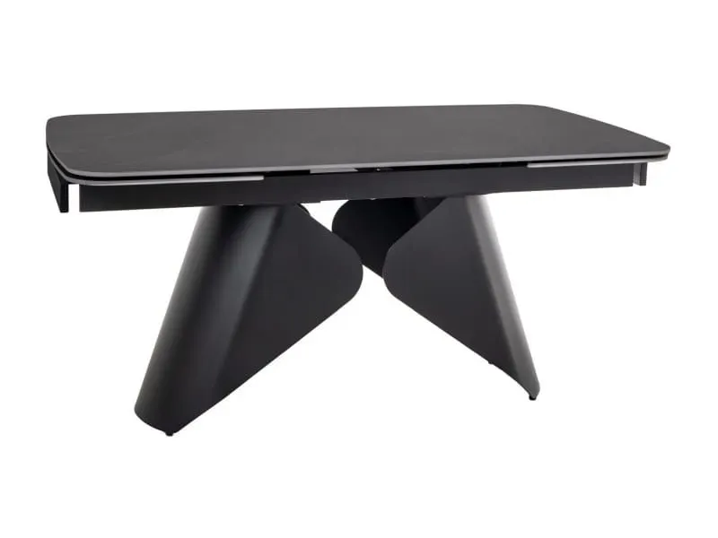 Elegancki stół ceramiczny Armando 160(240)x90 cm czarny mat | MIRAT styl LOFT