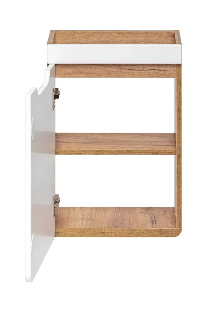 Szafka pod umywalkę ARUBA 40 cm biała/dąb mała | MIRAT. w stylu  kolekcja ARUBA