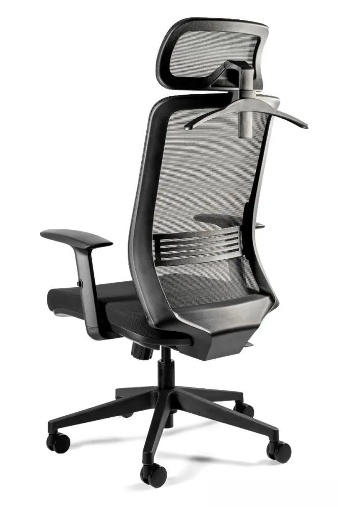 Fotel biurowy ASOS czarny z mechanizmem synchronicznym I sklep meblowy MIRAT.