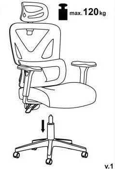 Fotel biurowy ASTRAL czarny obrotowy I sklep meblowy MIRAT.