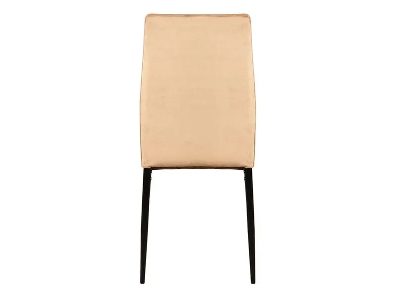 Krzesło tapicerowane ATOM VELVET beżowe w stylu glamour | MIRAT. w stylu GLAMOUR, LOFT kolekcja