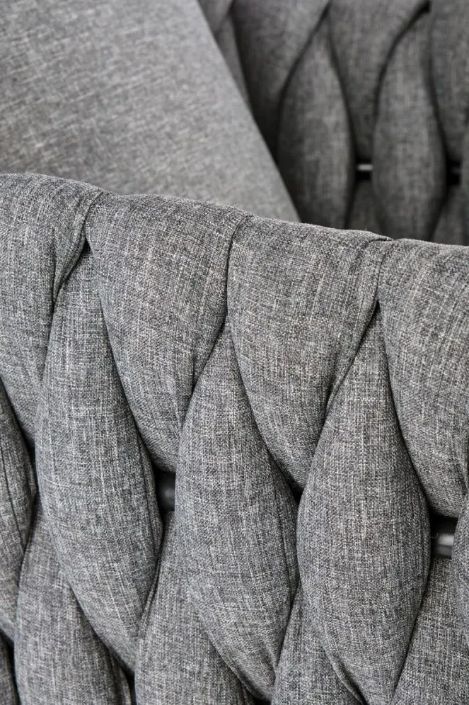 Fotel do salonu AVATAR szary do salonu | MIRAT. styl LOFT