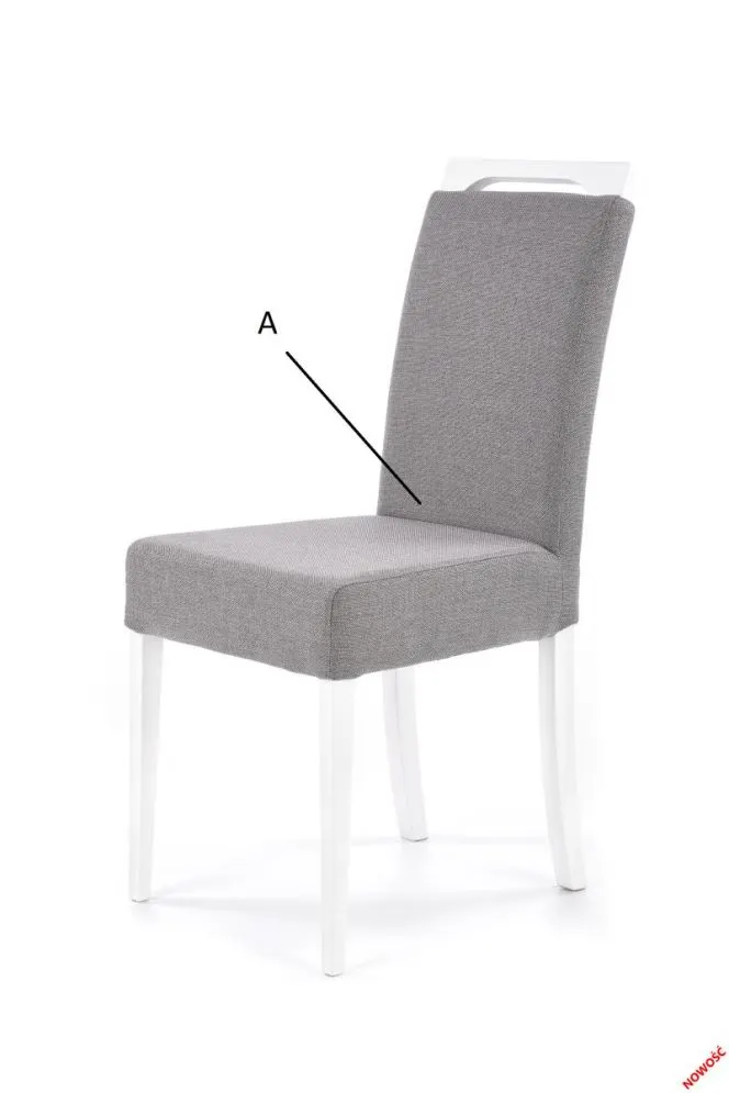 Krzesło CLARION 2 VELVET granatowe tapicerowane do jadalni | MIRAT.