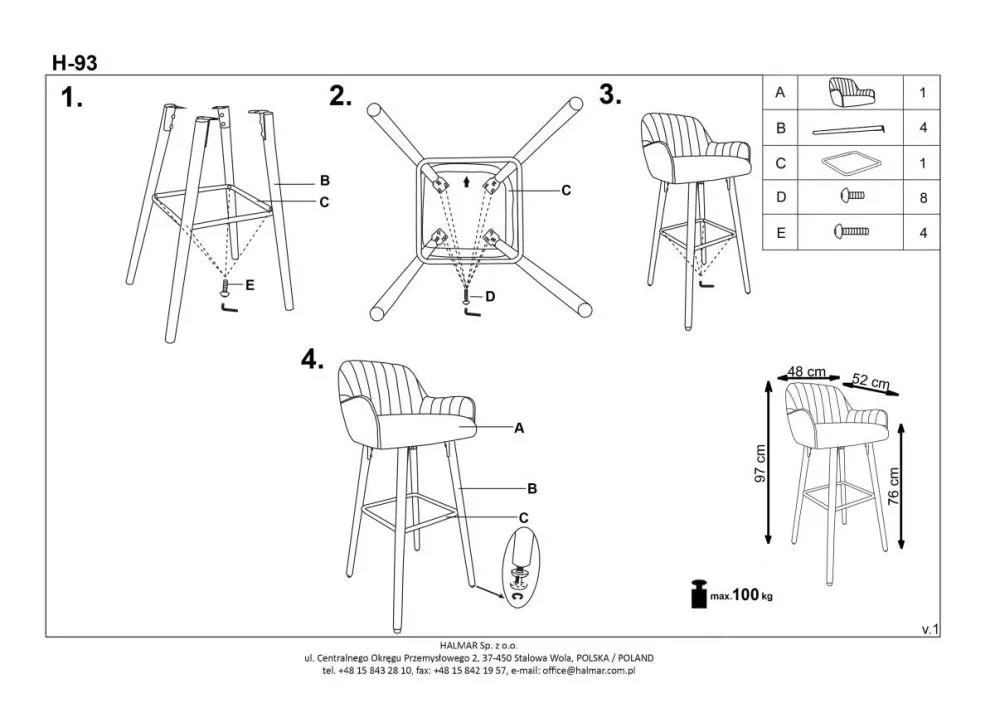 Hoker H-93 ciemno popielaty z przeszyciami | MIRAT. w stylu  kolekcja