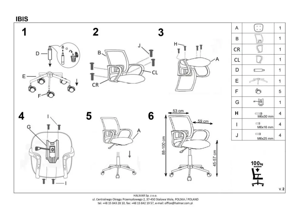 Fotel dla dziecka IBIS paris obrotowy | MIRAT.
