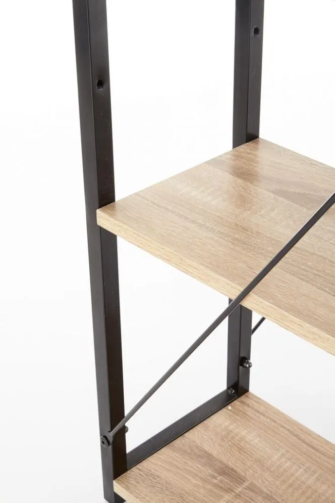 Biurko NARVIK B1 czarny dąb sonoma 2w1 | MIRAT. styl LOFT kolekcja NARVIK HALMAR