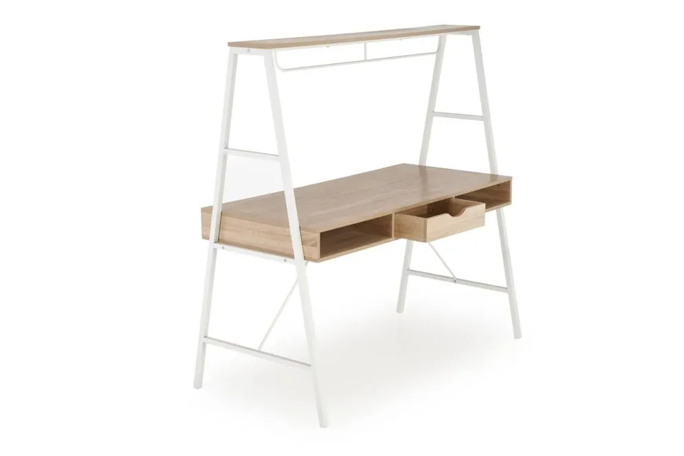 Biurko młodzieżowe B-48 dwustanowiskowe w stylu skandynawskim | MIRAT. w stylu SKANDYNAWSKI kolekcja