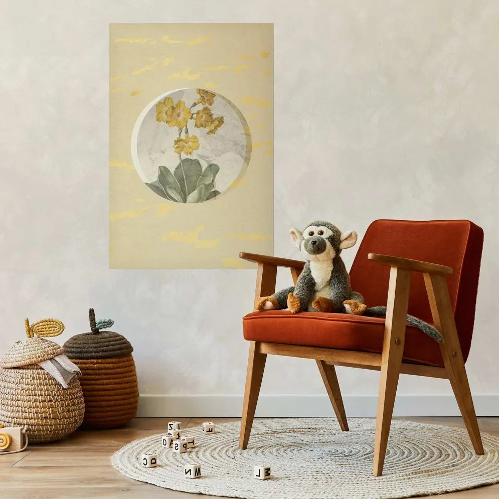 Plakat Kwiat w kole 60x90 cm bez ramy bez marginesu | MIRAT.