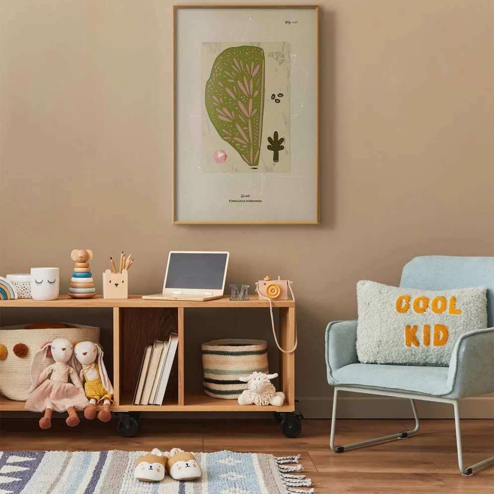 Plakat Abstrakcyjne drzewo 29,7x42cm z ramą złotą bez marginesu | MIRAT.  kolekcja b-A-0396-ao-a