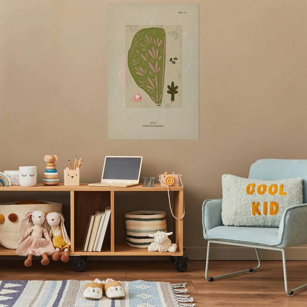 Plakat Abstrakcyjne drzewo 29,7x42cm z ramą złotą bez marginesu | MIRAT.  kolekcja b-A-0396-ao-a