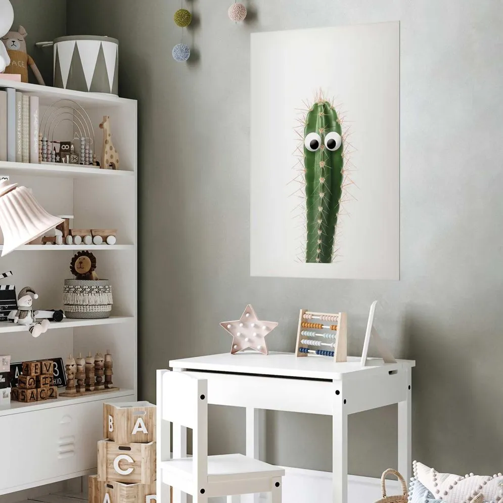 Plakat Żywy kaktus 29,7x42 cm bez ramy z marginesem | MIRAT.