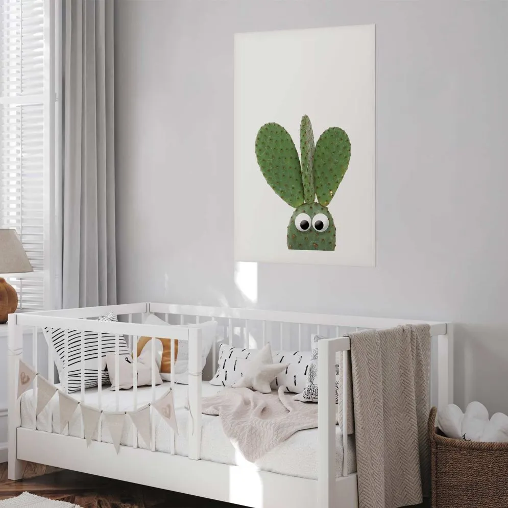 Plakat Uszaty kaktus 29,7x42 cm bez ramy z marginesem | MIRAT.