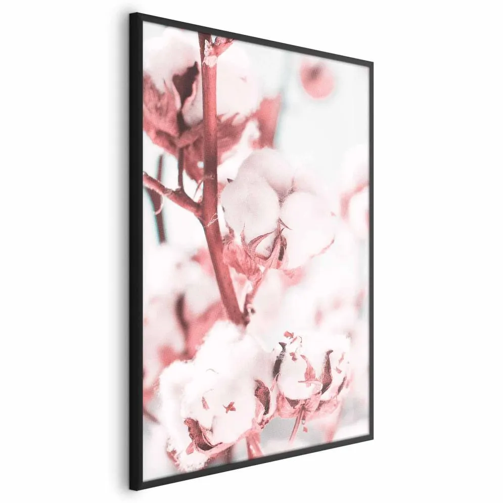 Plakat Bawełna 21x30 cm z ramą czarną bez marginesu | MIRAT.