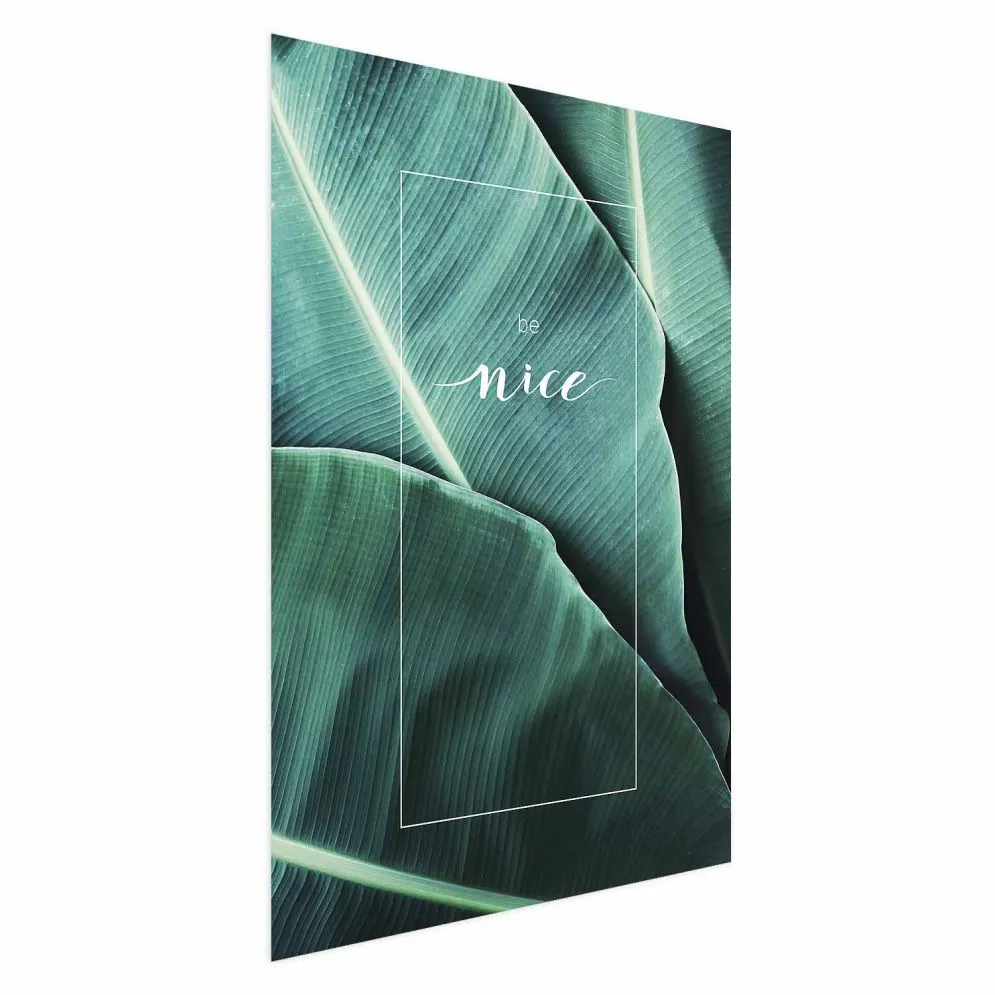 Plakat Be nice 29,7x42 cm bez ramy bez marginesu | MIRAT.