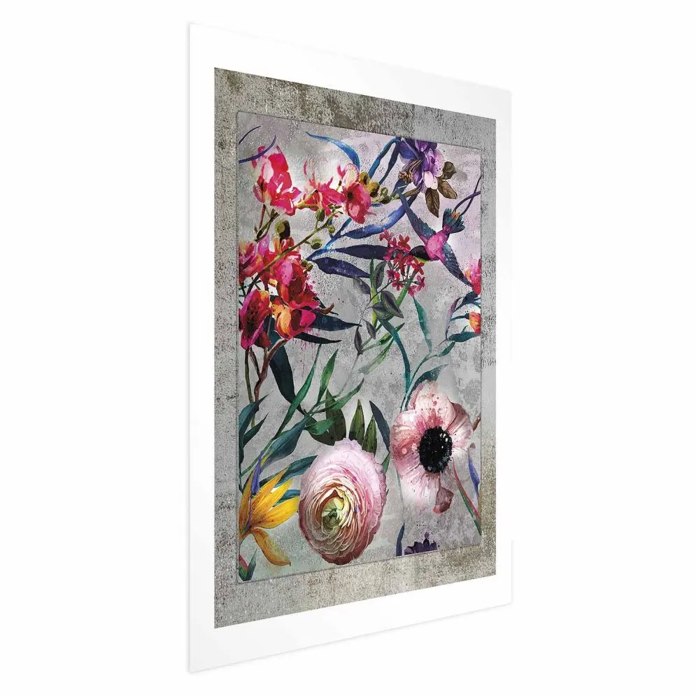 Plakat Rustykalne kwiaty 60x90 cm bez ramy z marginesem | MIRAT.