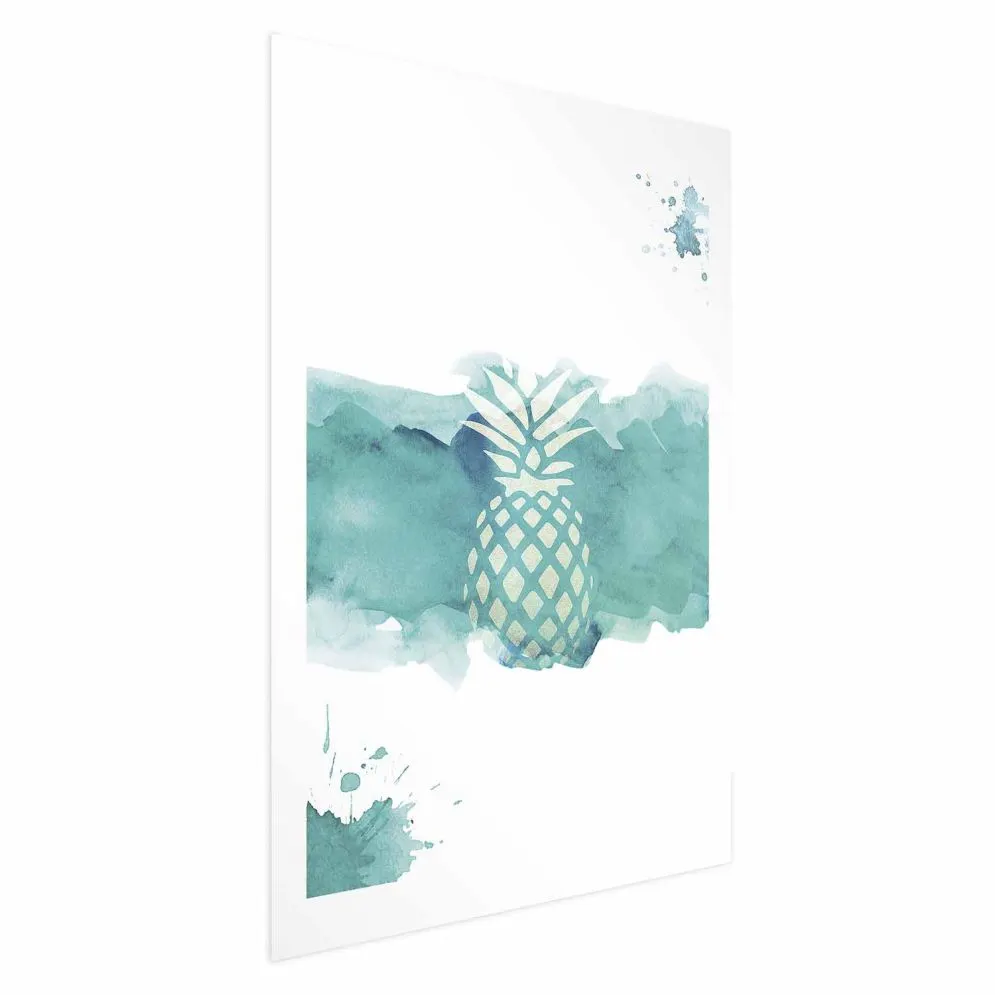Plakat Ananas 40x60cm bez ramy z marginesem | MIRAT.  kolekcja b-C-0288-ao-a