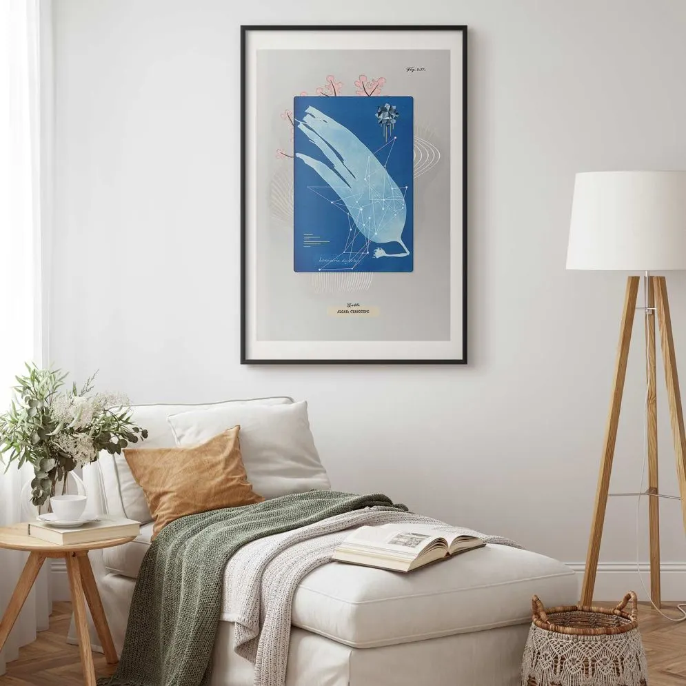 Plakat Glon 60x90 cm z ramą czarną z marginesem | MIRAT.