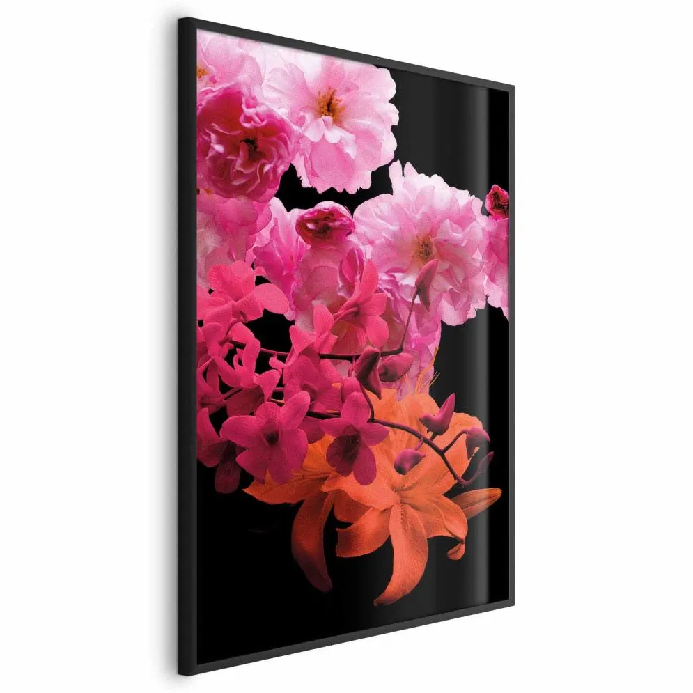 Plakat Wiosenne nasycenie 60x90 cm z ramą czarną bez marginesu | MIRAT.