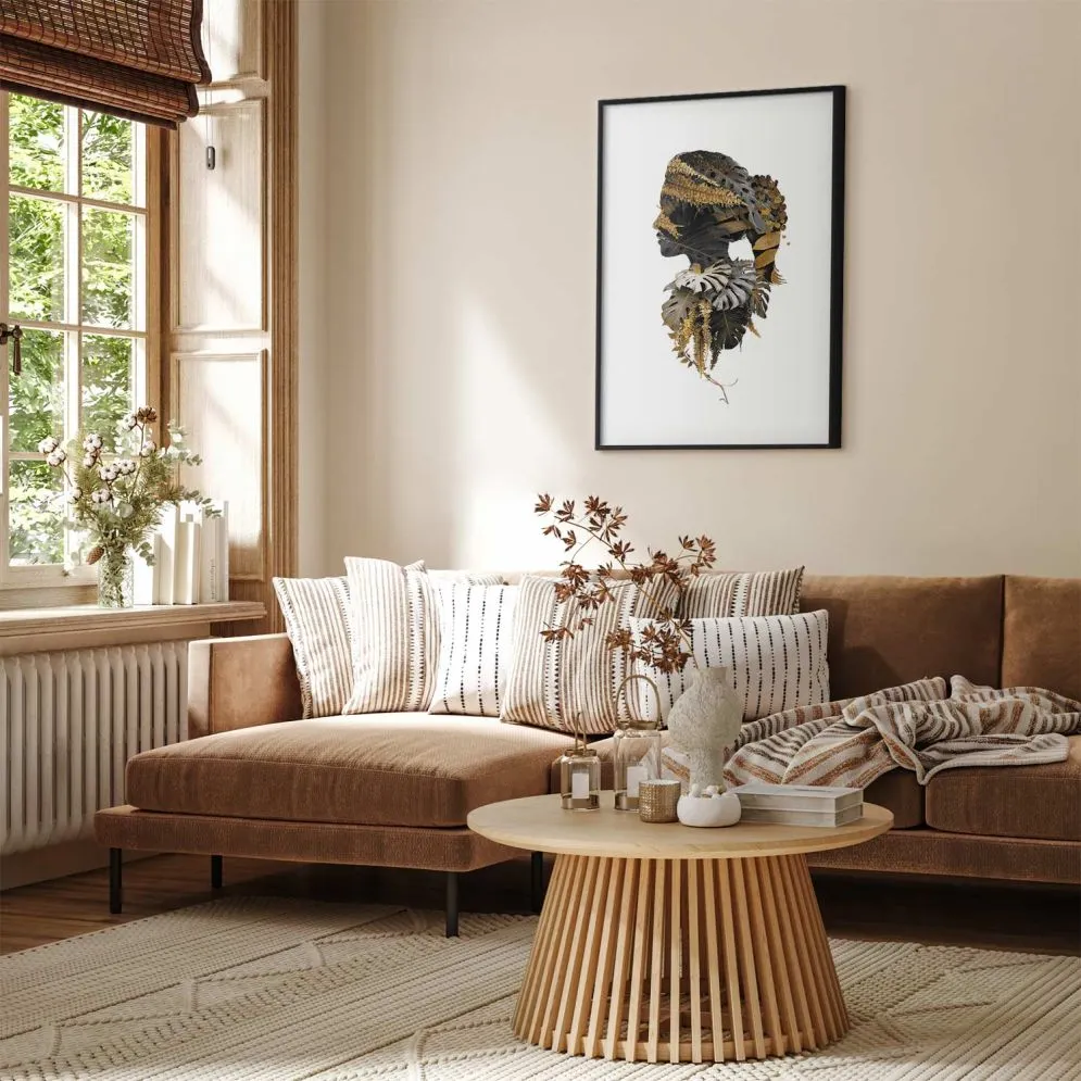 Plakat Człowiek dżungli 29,7x42 cm z ramą czarną z marginesem | MIRAT.