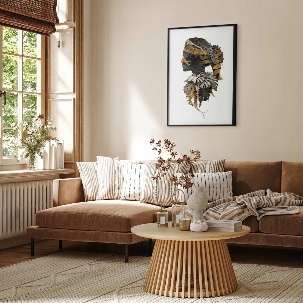 Plakat Człowiek dżungli 40x60 cm z ramą czarną bez marginesu | MIRAT.