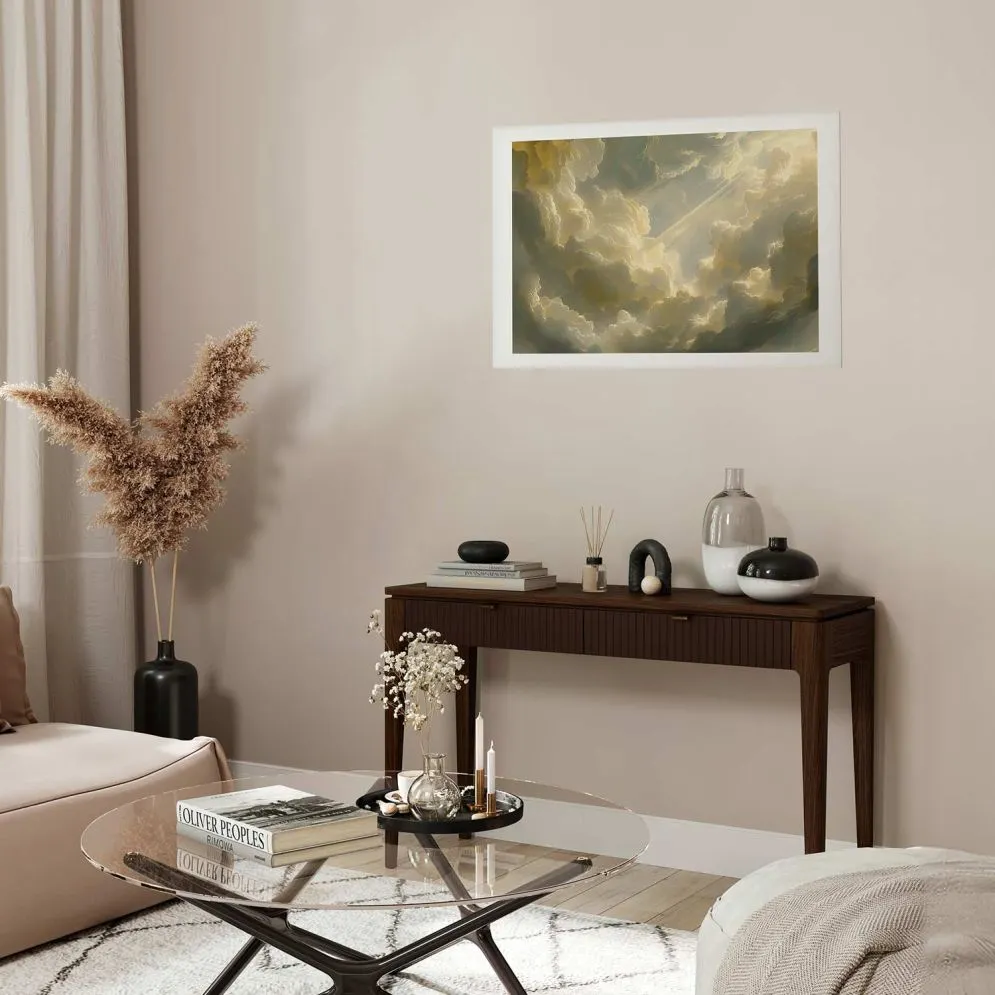 Plakat Zachwycająca gra kolorów 30x21 cm bez ramy z marginesem | MIRAT.