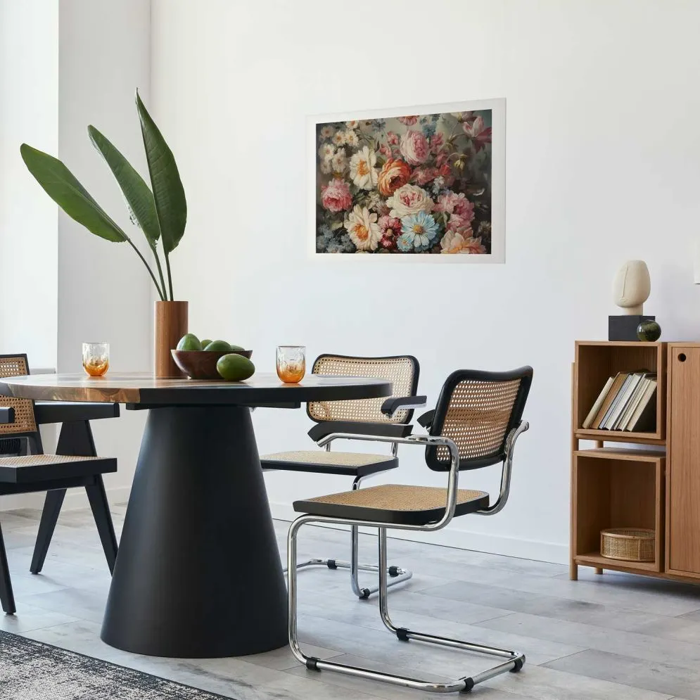 Plakat Zapach ogrodowych kwiatów 60x40 cm bez ramy z marginesem | MIRAT.