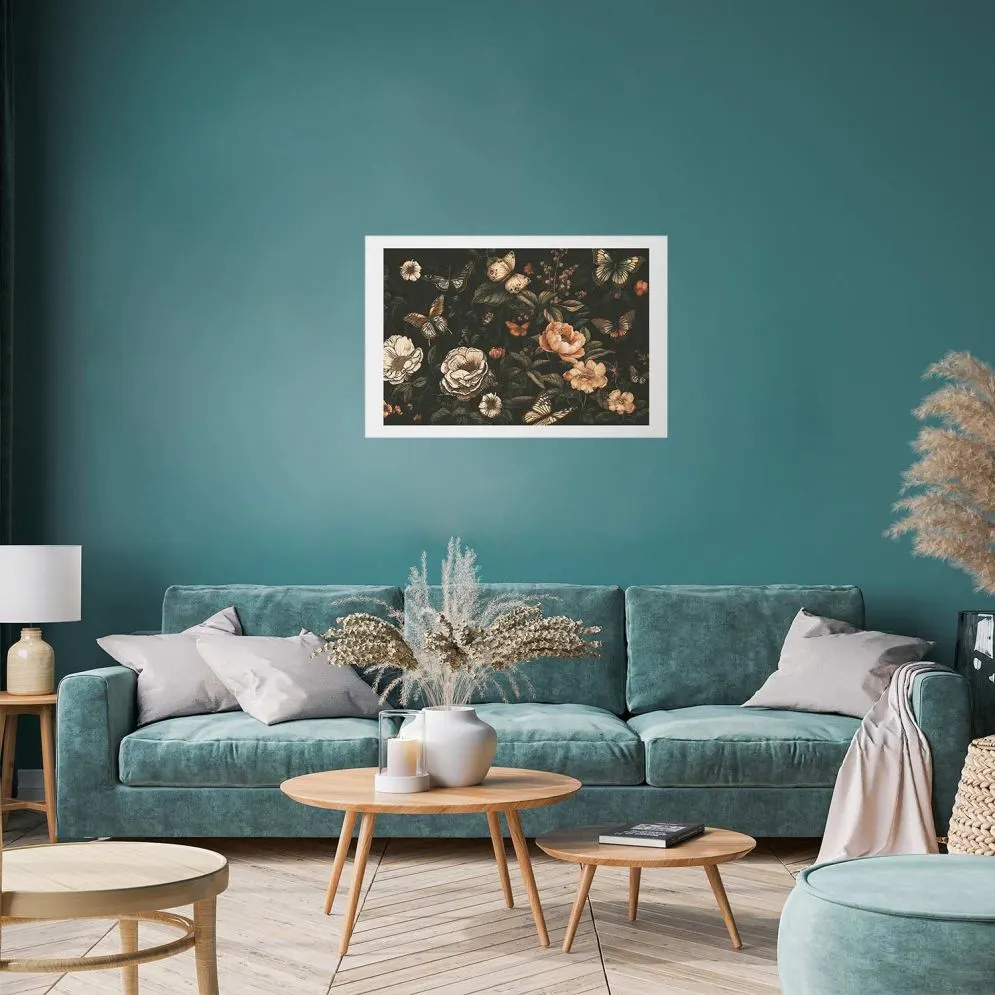 Plakat Rustykalny ogród 30x21 cm bez ramy z marginesem | MIRAT.