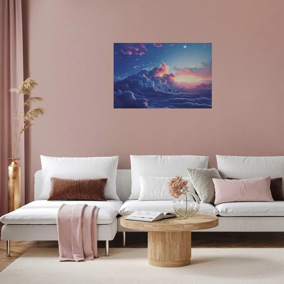 Plakat Nocne góry 60x40 cm bez ramy bez marginesu | MIRAT.