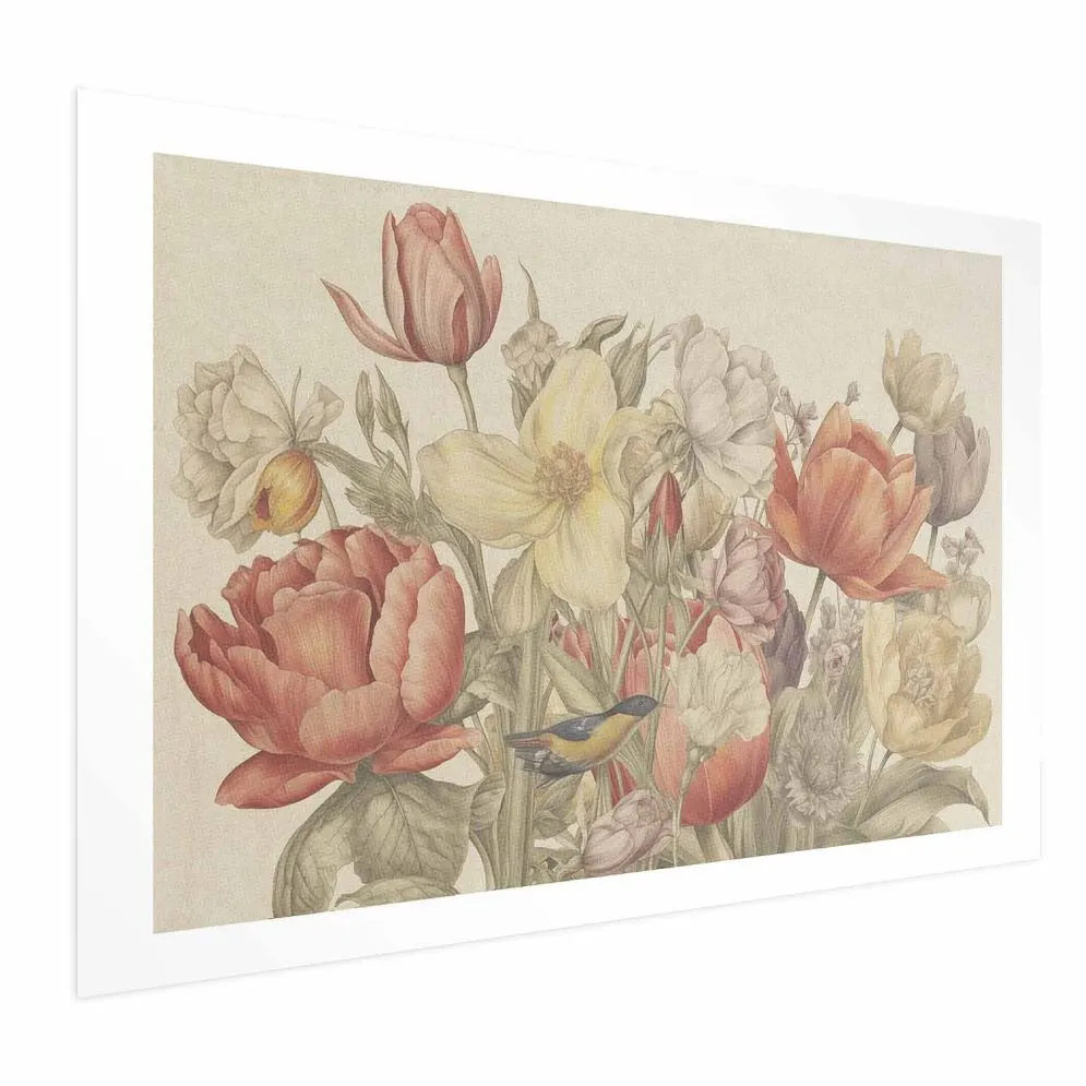 Plakat Bukiet 60x40 cm bez ramy z marginesem | MIRAT.