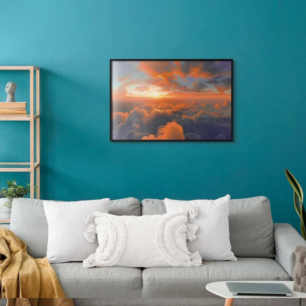 Plakat Spektakl barw 60x40 cm z ramą czarną bez marginesu | MIRAT.