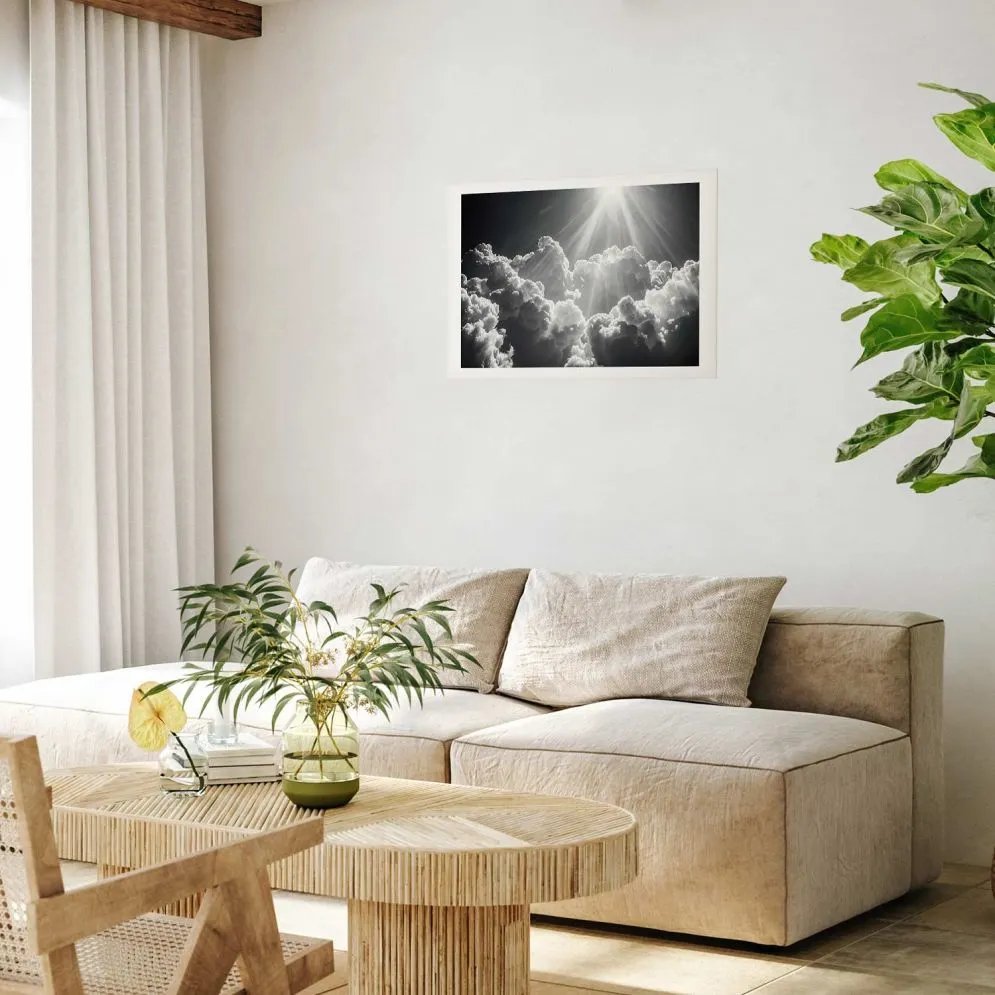 Plakat Nadzieja w chmurach 60x40 cm bez ramy z marginesem | MIRAT.