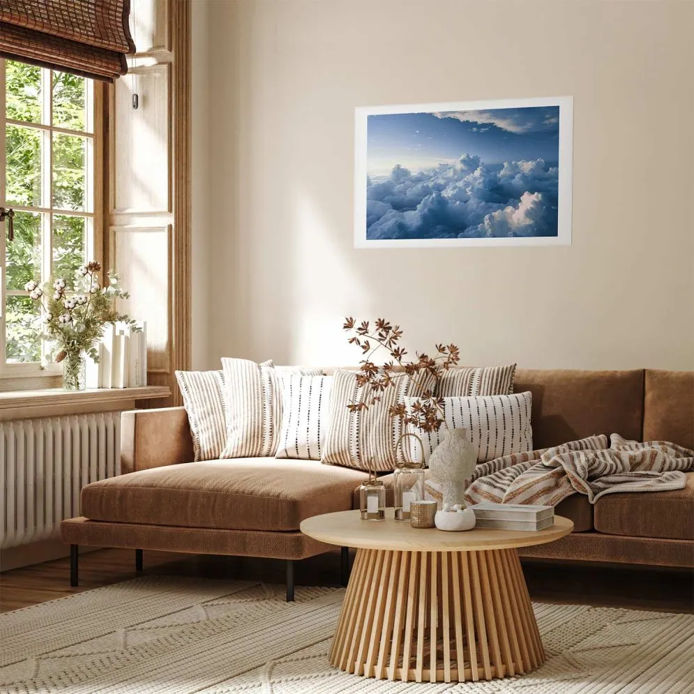 Plakat Podniebne pejzaże 42x29,7 cm bez ramy z marginesem | MIRAT.