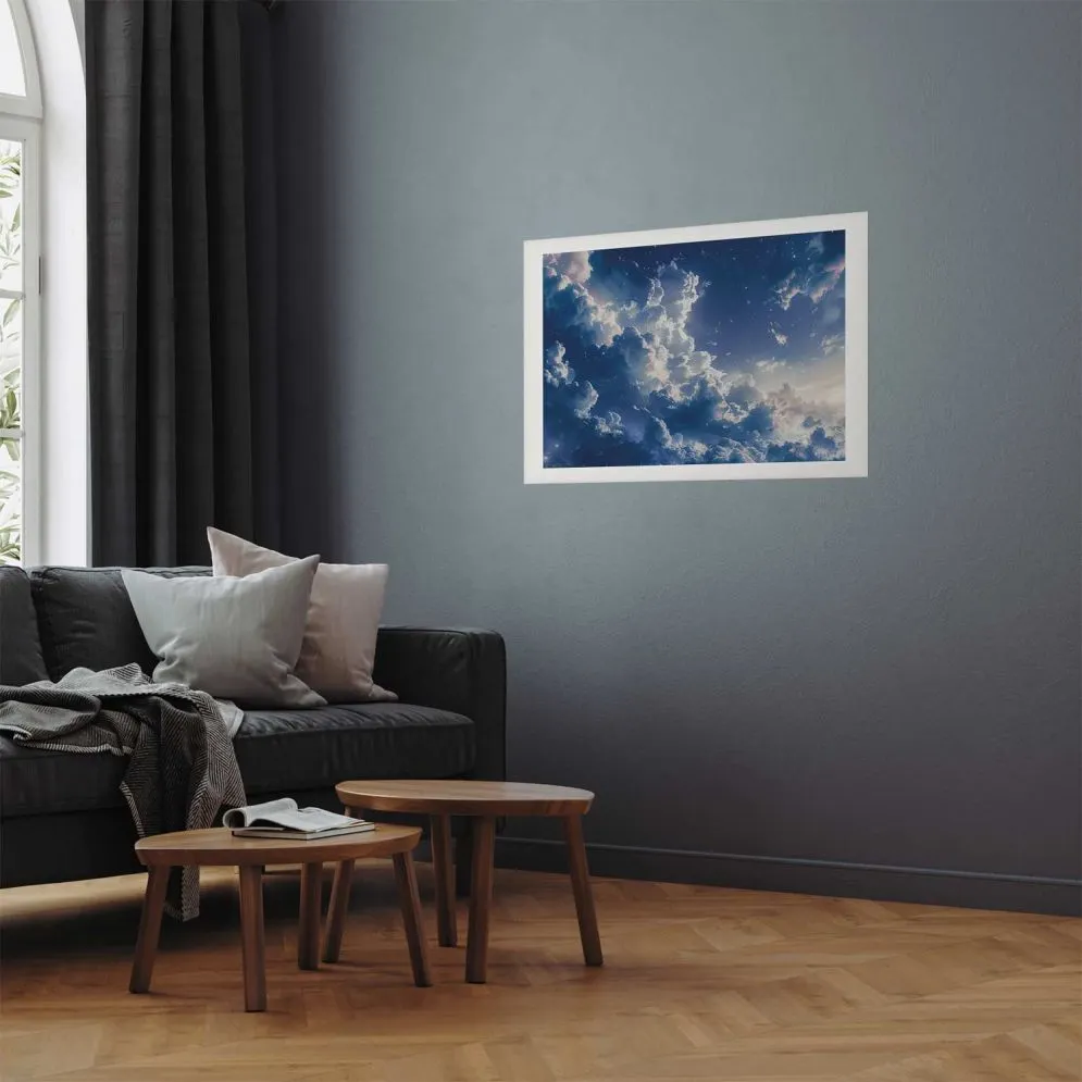Plakat Gwiezdne chmury 60x40 cm bez ramy z marginesem | MIRAT.