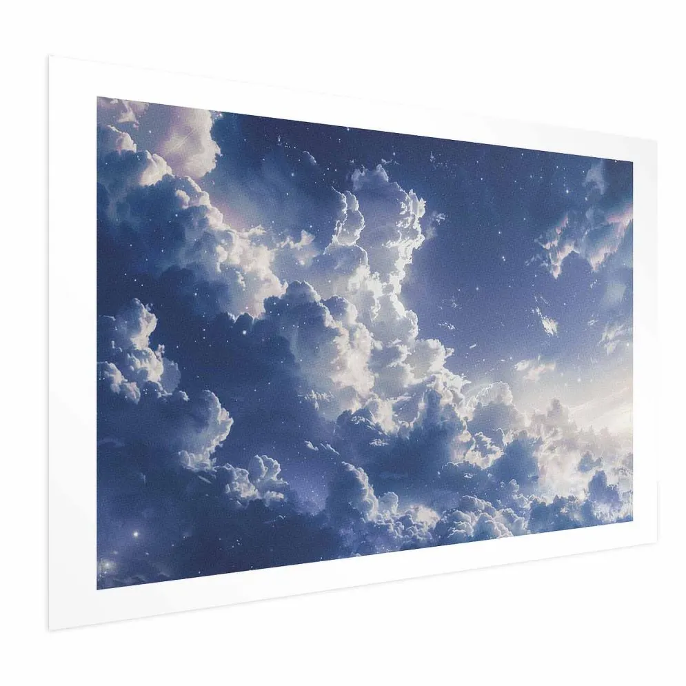 Plakat Gwiezdne chmury 60x40 cm bez ramy z marginesem | MIRAT.