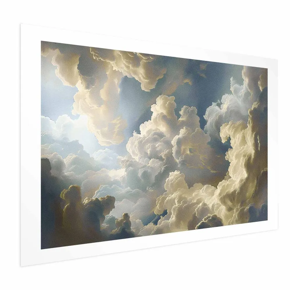 Plakat Słońce i cienie 60x40 cm bez ramy z marginesem | MIRAT.