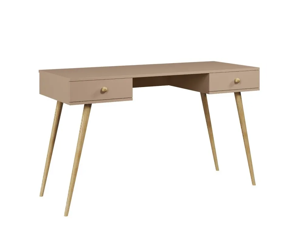 Biurko LEBEL macchiato na wysokich nogach I sklep meblowy MIRAT. styl SKANDYNAWSKI kolekcja LEBEL