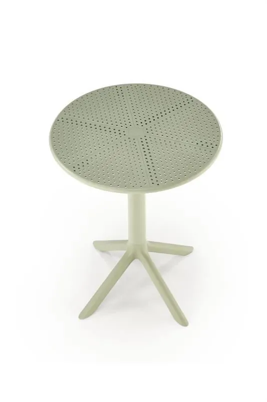 Stolik ogrodowy CALVO 60x60 miętowy z tworzywa PVC na taras I sklep meblowy MIRAT.