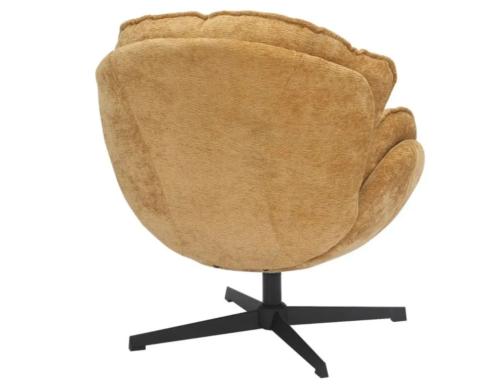 Fotel do salonu BETTY Curry z obracanym siedziskiem| MIRAT