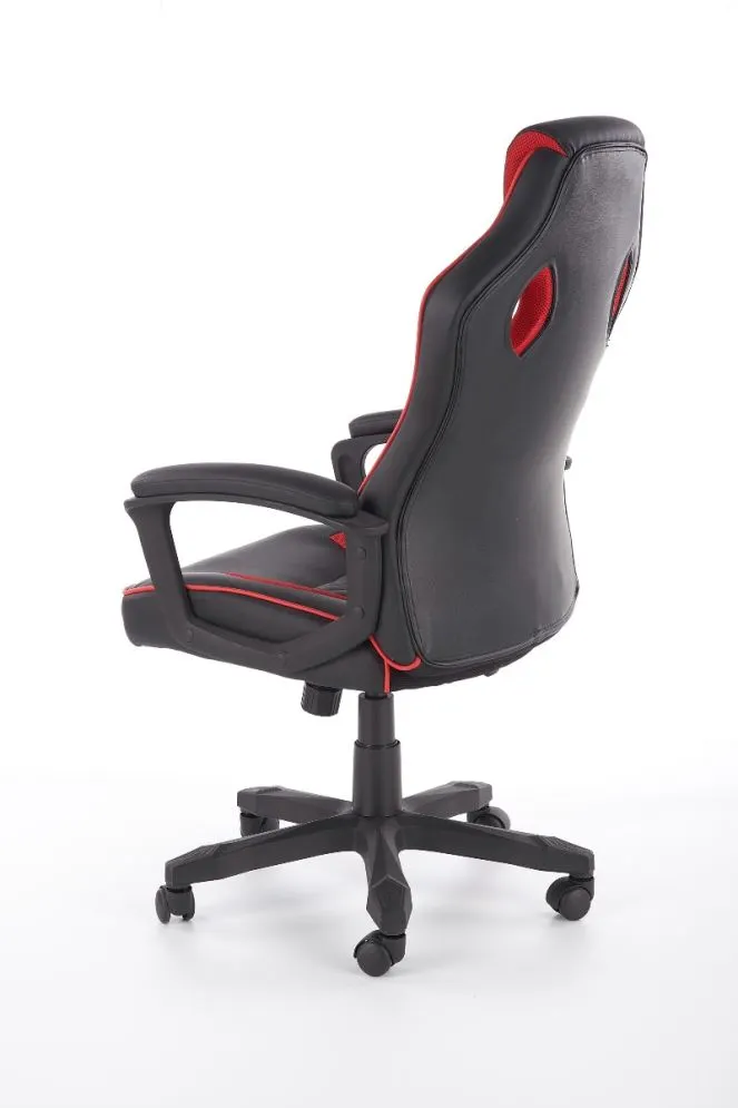 Fotel biurowy BAFFIN czarny/czerwony gamingowy do komputera | MIRAT. w stylu  kolekcja