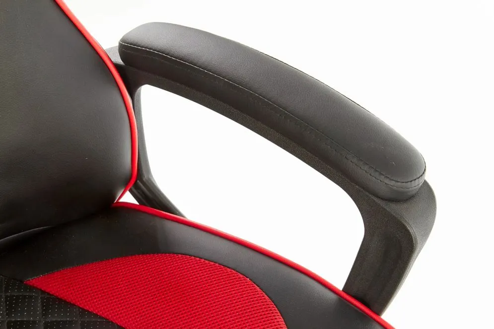 Fotel biurowy BAFFIN czarny/czerwony gamingowy do komputera | MIRAT. w stylu  kolekcja