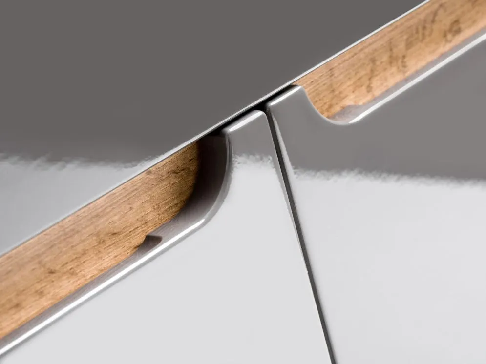 Szafka pod umywalkę BALI 80 cm grafit połysk stojąca | MIRAT. w stylu  kolekcja BALI