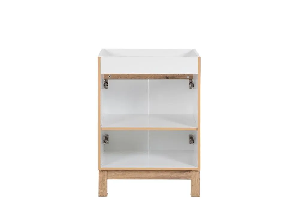 Szafka pod umywalkę BALI 60 cm biała stojąca | MIRAT. w stylu  kolekcja BALI