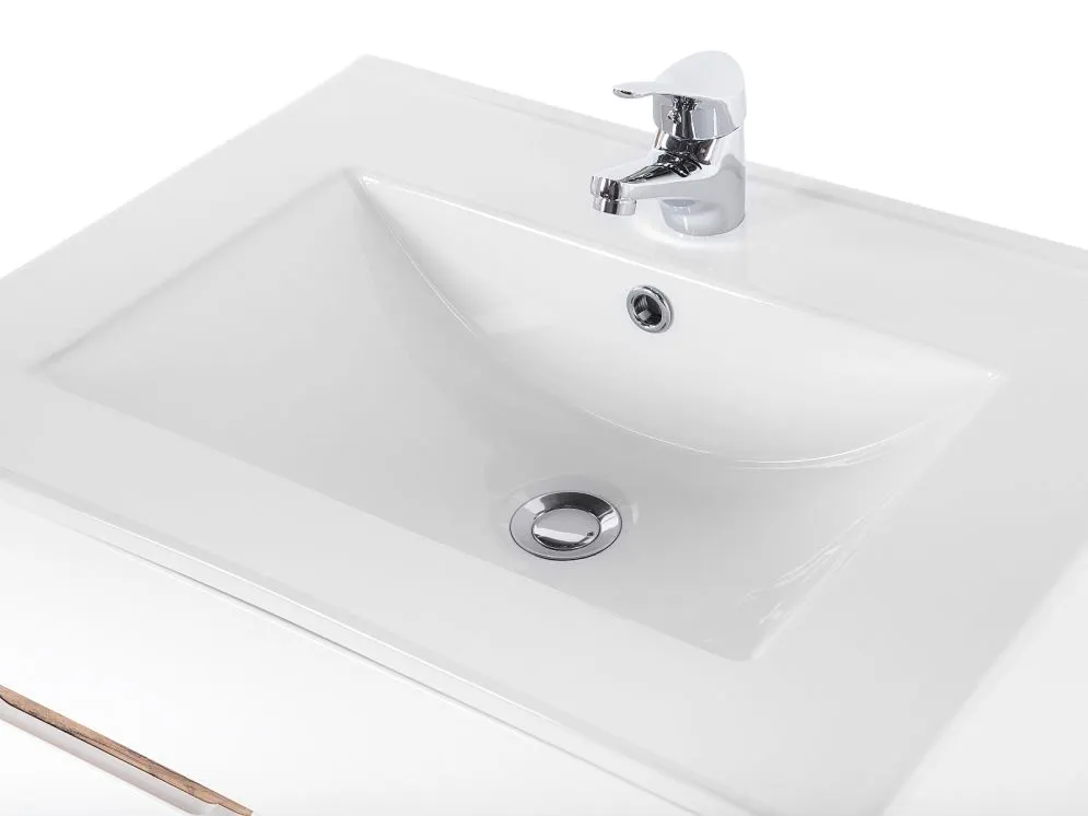 Szafka pod umywalkę BALI 60 cm biała stojąca | MIRAT. w stylu  kolekcja BALI