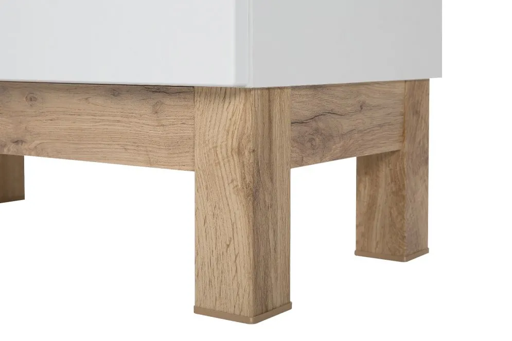 Szafka łazienkowa BALI 60 cm biała stojąca na mopa | MIRAT. w stylu  kolekcja BALI