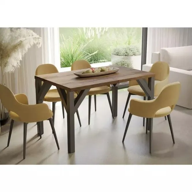 Stół rozkładany BALTIKA 130(240)x90 dąb monastery 8-osobowy I sklep meblowy MIRAT. styl LOFT