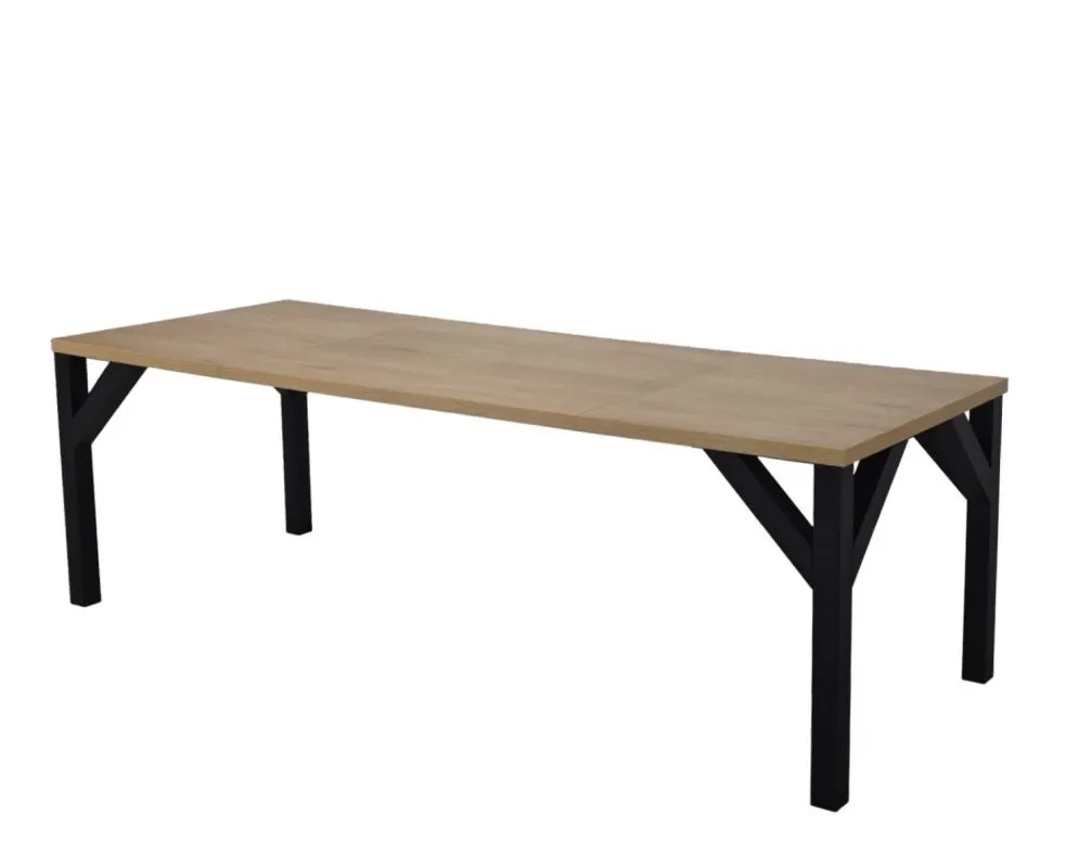 Stół rozkładany BALTIKA dąb cremona I sklep meblowy MIRAT. styl LOFT