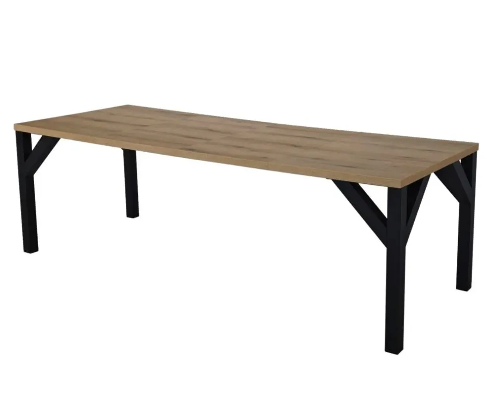 Stół rozkładany BALTIKA 130(240)x90 dąb evoke I sklep meblowy MIRAT. styl LOFT